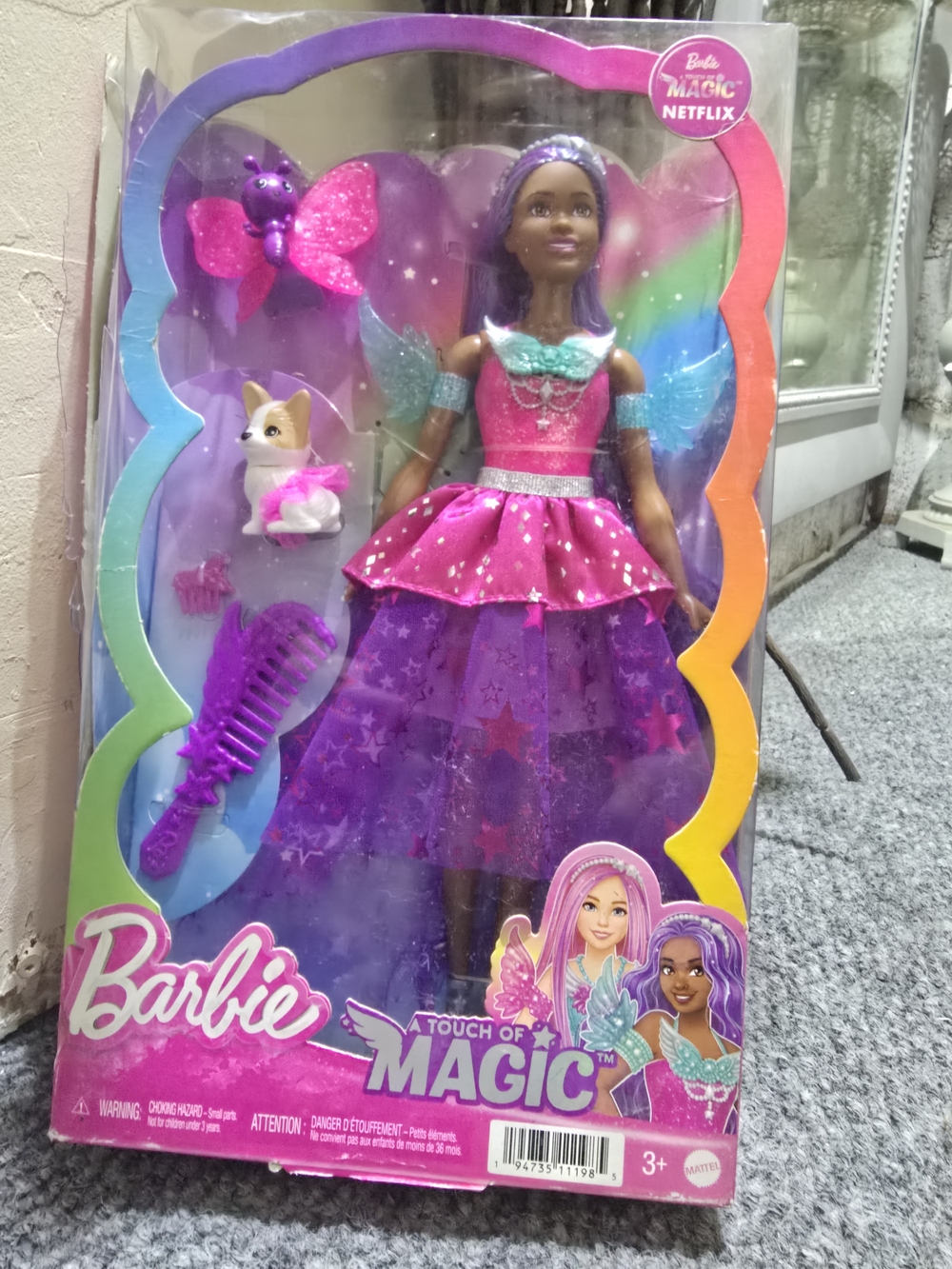 Barbie A Touch of Magic Doll in Pink and Purple with Accessories